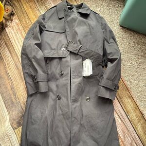 NWT defense logistics agency trench coat 36L